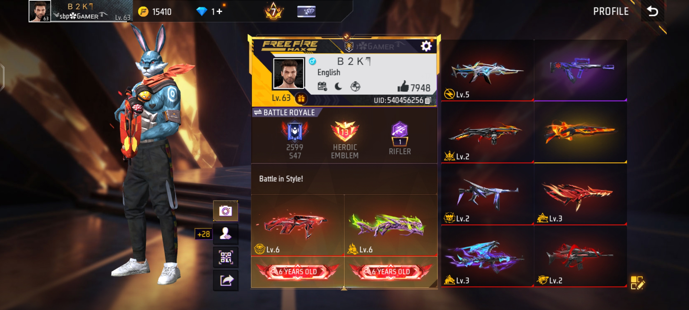 Account Screenshot