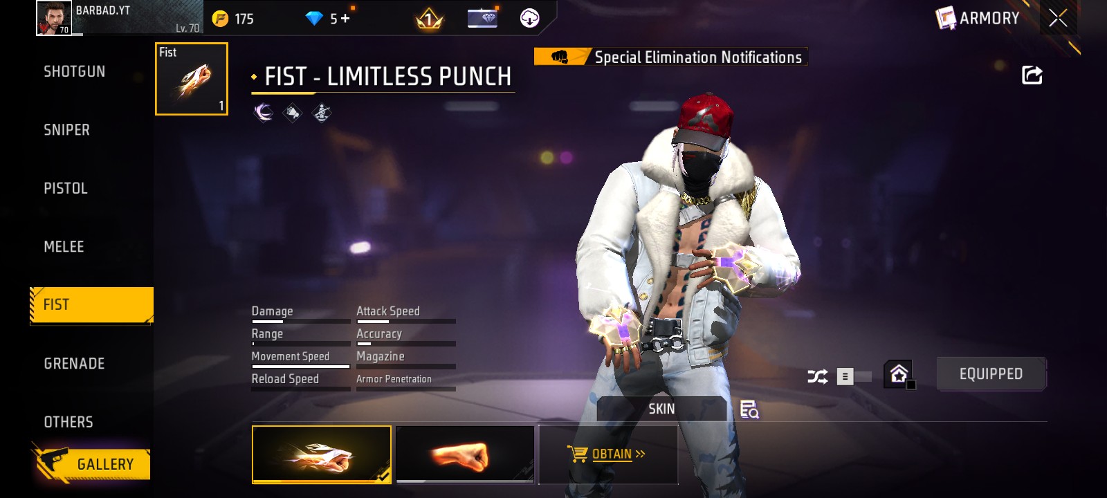 Account Screenshot