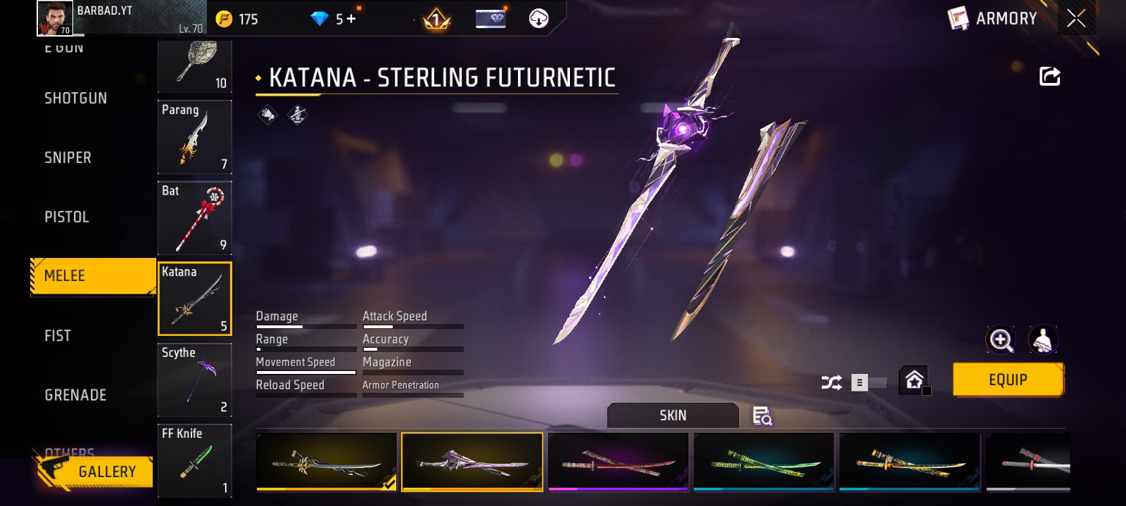 Account Screenshot