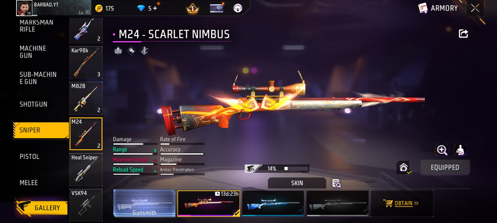 Account Screenshot