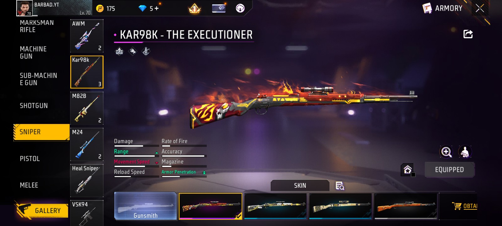 Account Screenshot
