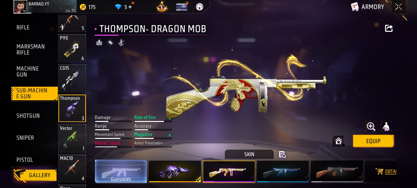 Account Screenshot
