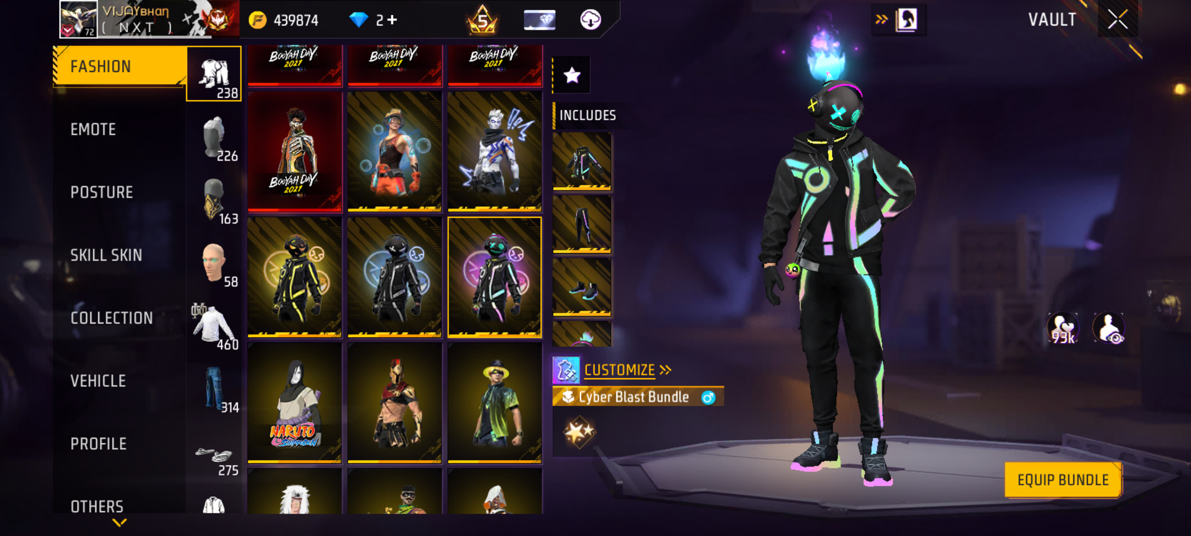Account Screenshot