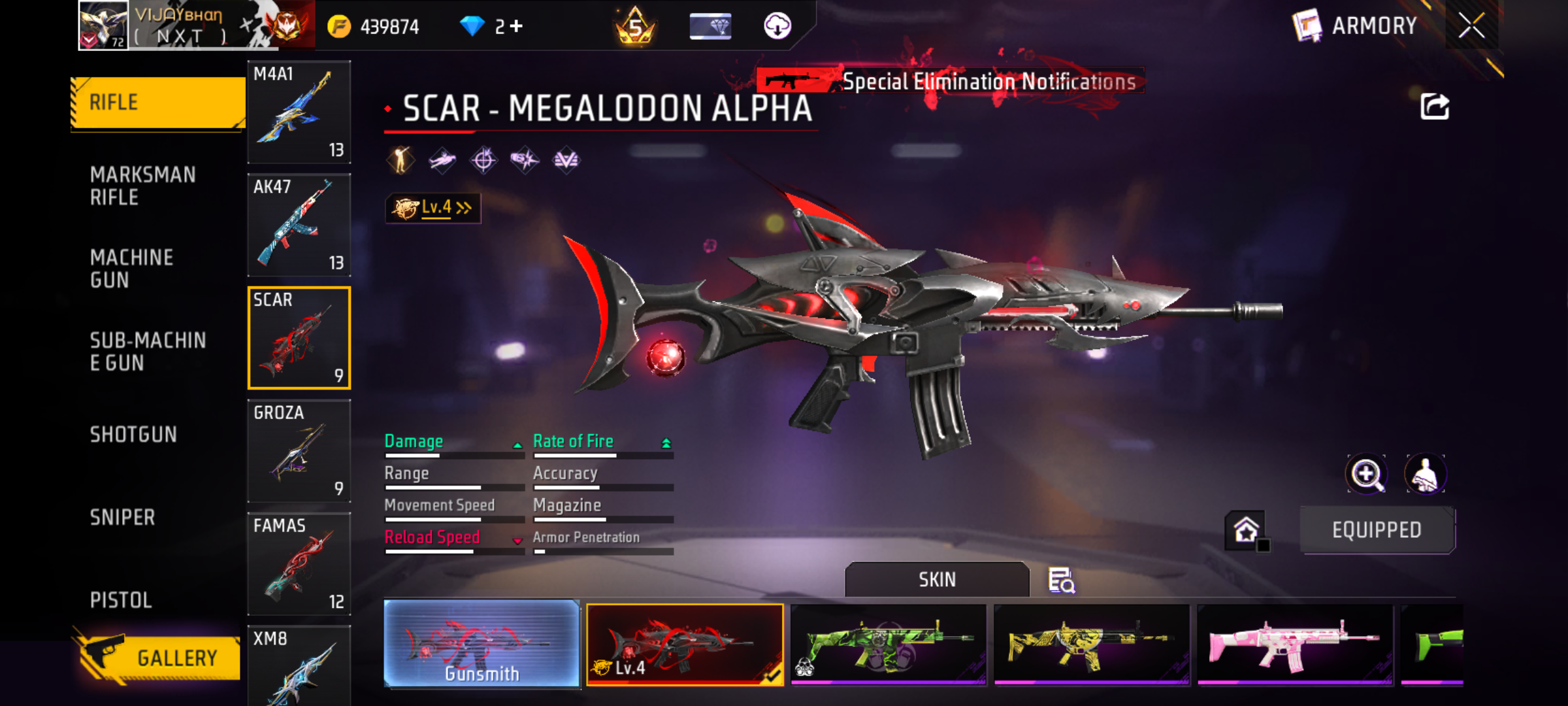 Account Screenshot