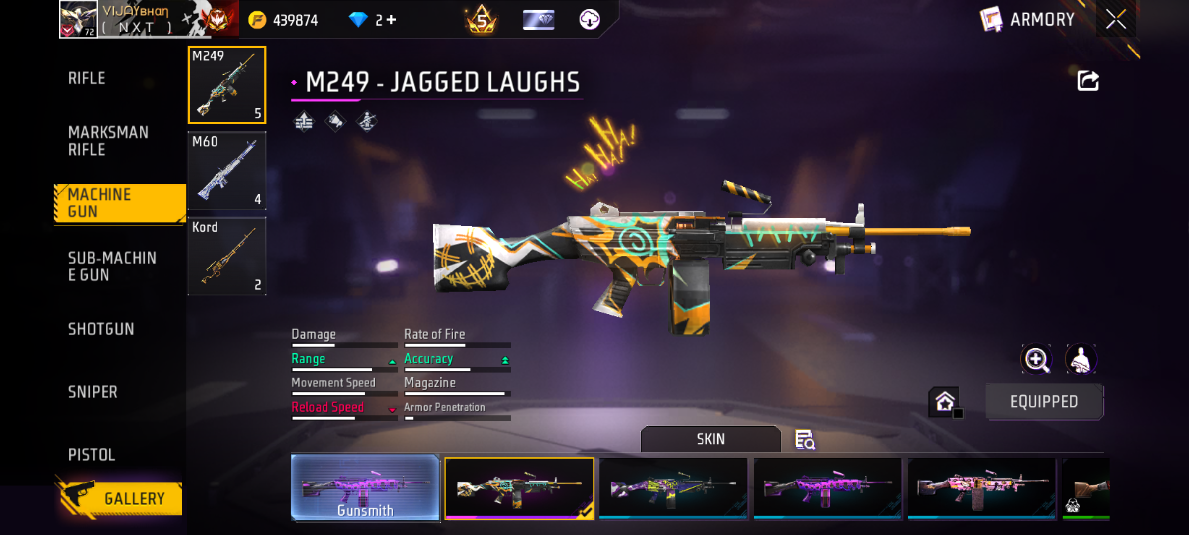 Account Screenshot