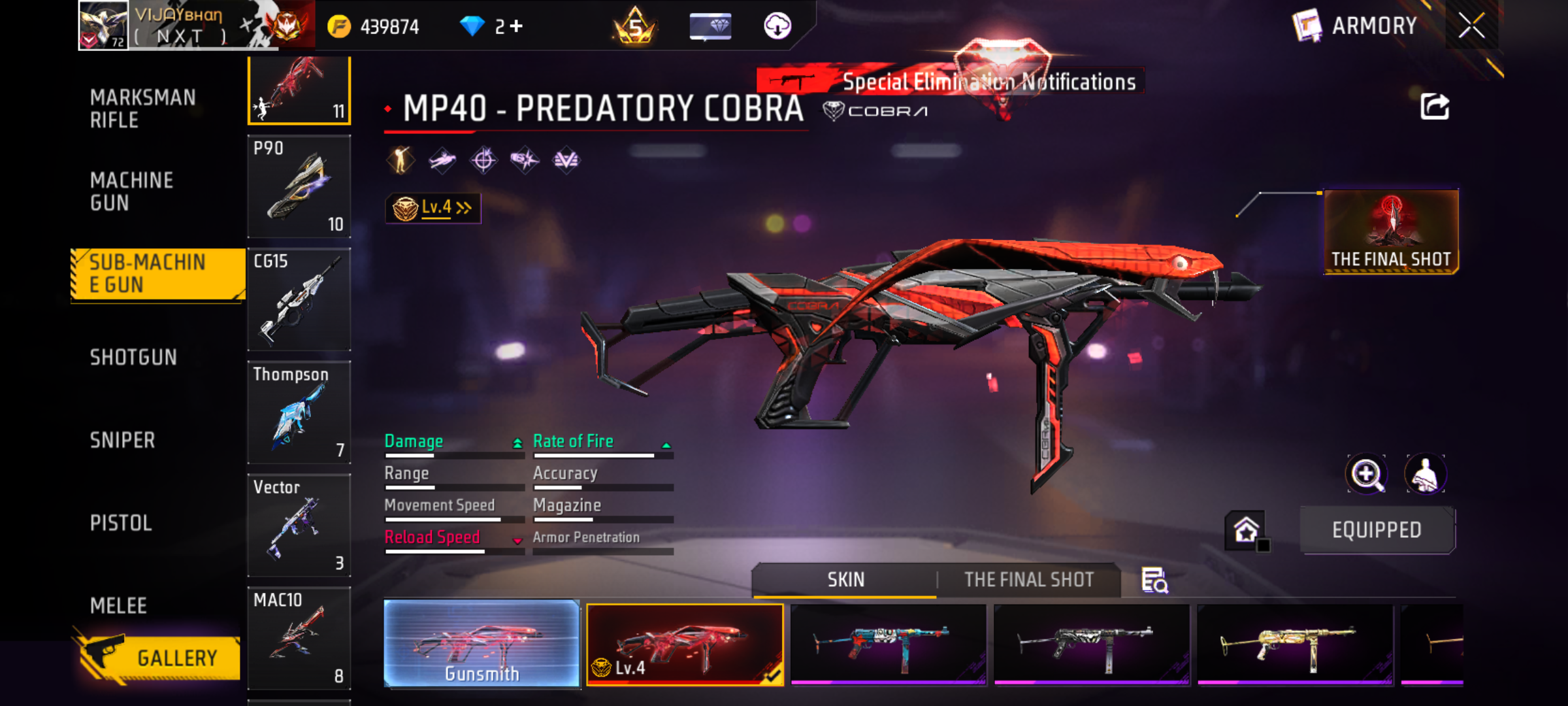 Account Screenshot