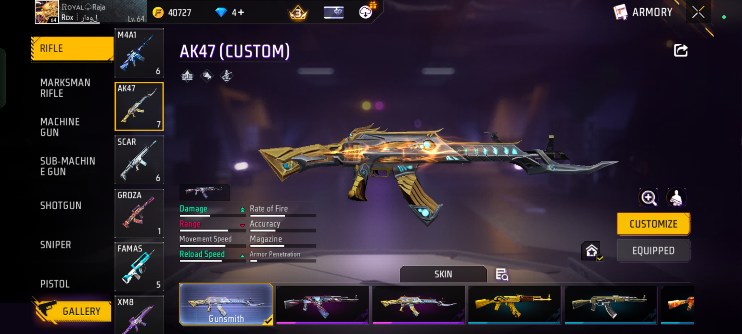 Account Screenshot