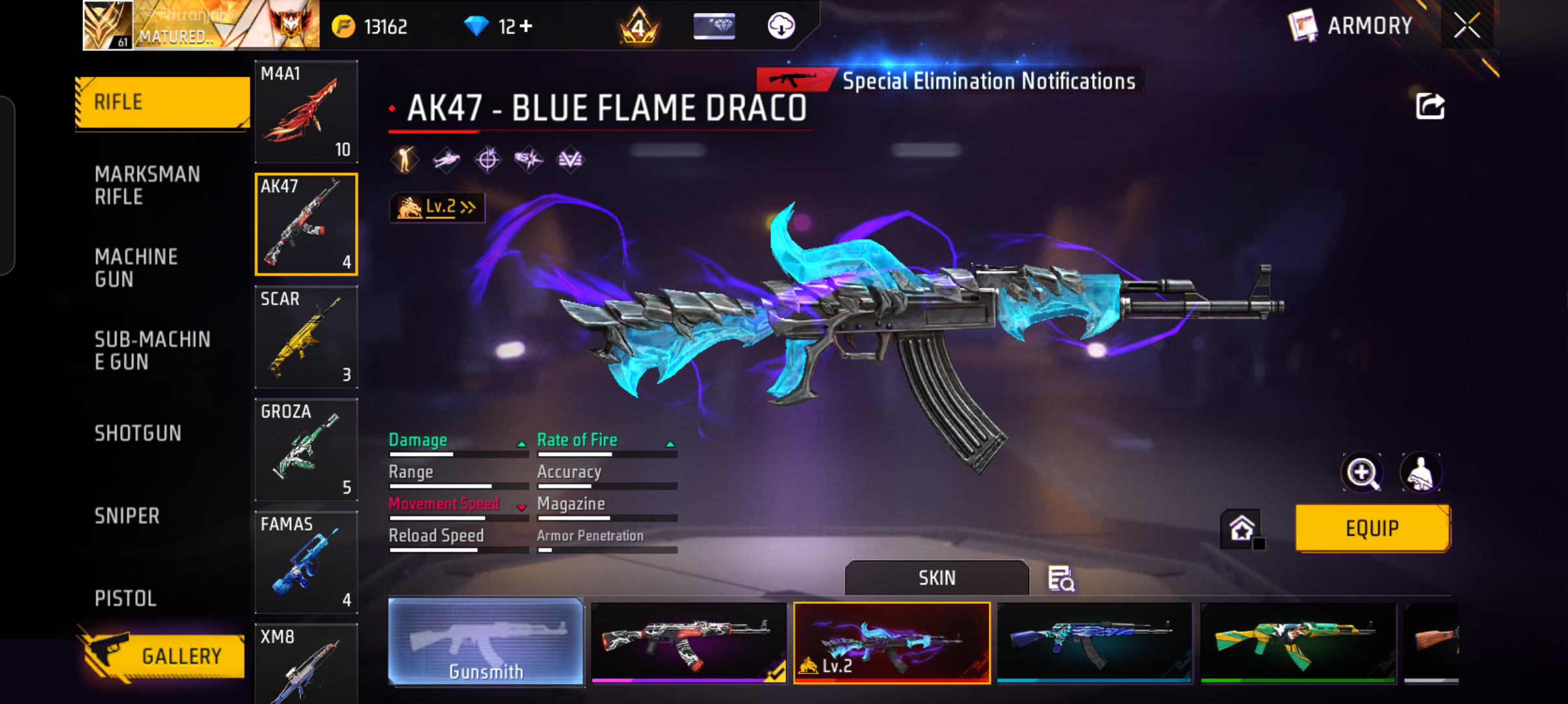 Account Screenshot